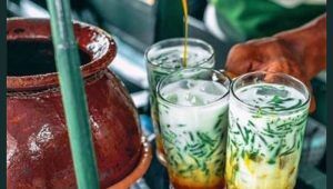 Es Dawet, Minuman Tradisional, Minuman Segar, Kuliner Indonesia, Kuliner,